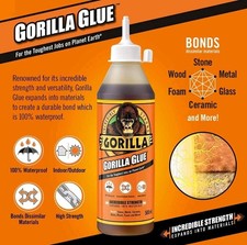 Gorilla Glue Original 115ml - Waterproof, Strong Bond, Multi-Surface Adhesive*