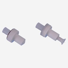 2 PCS Flat and Round nozzle for Gm 02 spray gun Electrostatic Powder Coating