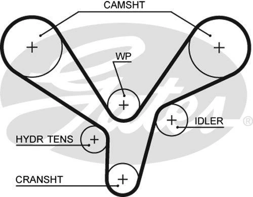 Courroies GATES PowerGrip Compatibles Avec HYUNDAI SANTA KIA CARNIVAL MAGENTIS - Photo 2/2