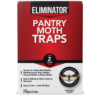 Eliminator Pantry Moth Traps, Pheromone Moth Traps, 2 Pack