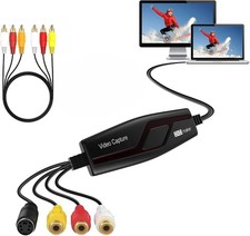 VHS to Digital Converter,Video Capture Card Device,VHS VCR Hi8 Mini DV to Mac...