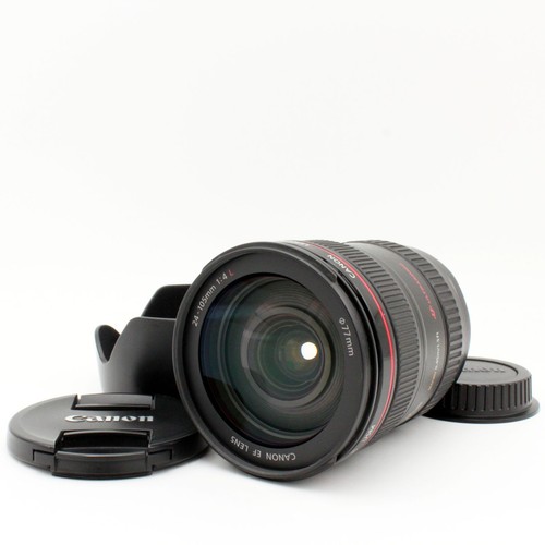 Canon EF 24-105mm F4L IS USM Lens Excellent Condition with Hood