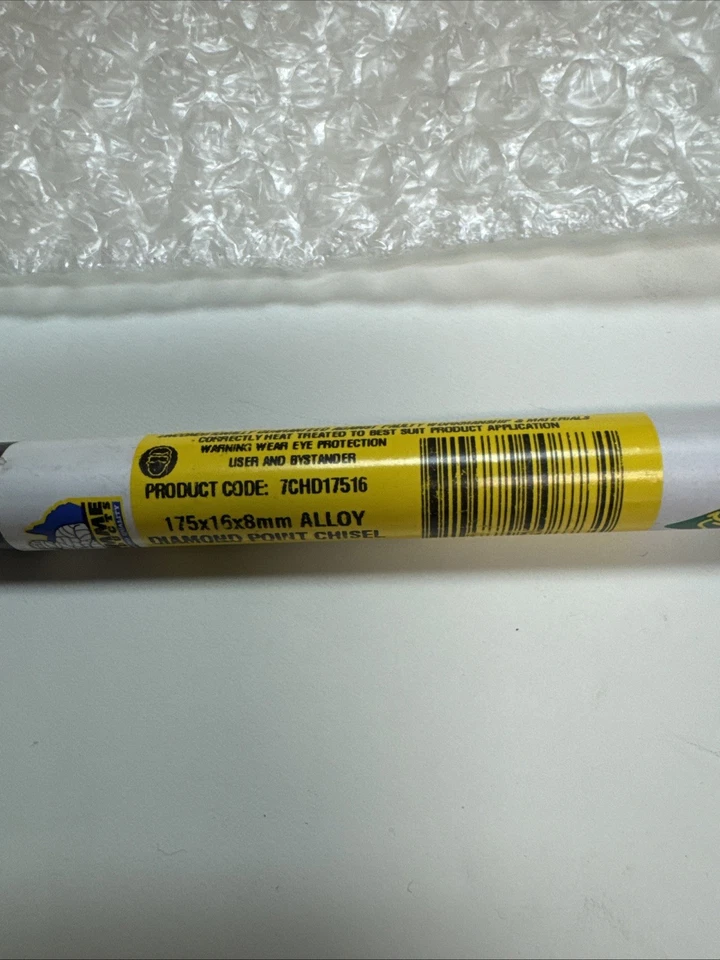 Klein Tools 7CHD17516 7 by 5/16-Inch Cold Chisel, Alloy Diamond Point NEW C25 - Image 3 of 4