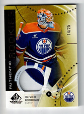 AP-OR patch auto  OLIVIER  RODRIGUE  rc  2025 26 SP game used 14/25  OILERS