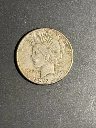 1926 Peace Dollar $1 Silver Coin Circulated Business Strike Uncertified