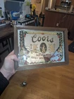 Vtg Coors Beer Mirror Bar Sign Brewed Pure Rocky Mountain Spring Water 1980s