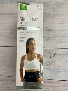 GAIAM Slimmer Belt 10" Width. New Up To 45” Waist Durable Cons Free Shipping
