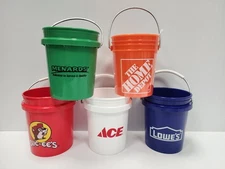 Buc-ee’s, Lowes, Menards, Home Depot & ACE Hardware Mini Bucket 5 Pack HTF