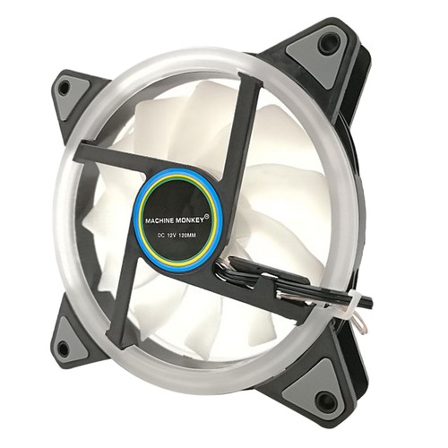 Low Noise 120mm LED 12V Computer Case Fan Case - Afbeelding 2 van 6