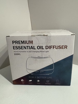 Asakuki 500ml Premium Essential Oil Diffuser Aromatherapy LED Changing New