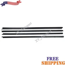 Door Window Seal Belt Weatherstrip For Nissan Pickup 1997 Lujo Extended Cab