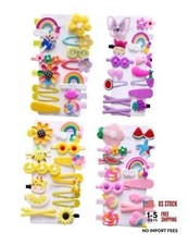56PCS Toddler Hair Accessories Set: Colorful Rainbow Barrettes, Pins, 56 PCS