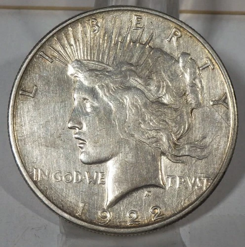 1922-S Peace Silver Dollar VF Details cleaned; Jan7th Dollar Silver Value $61.05