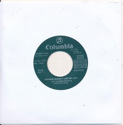 Ay Lloret De Mar - Enrique Alexis Y Los Del Sur - LC Single 7'' Vinyl 267/06