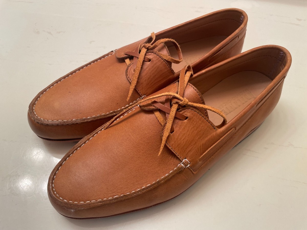 Adelante Made to Order Men\'s Sz. 11 D The Náutico In Caramel Adelante Made to Order Men main image 2