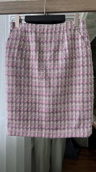 Women Laura Ashley Skirt Pink Acrylic 36 / S / 44