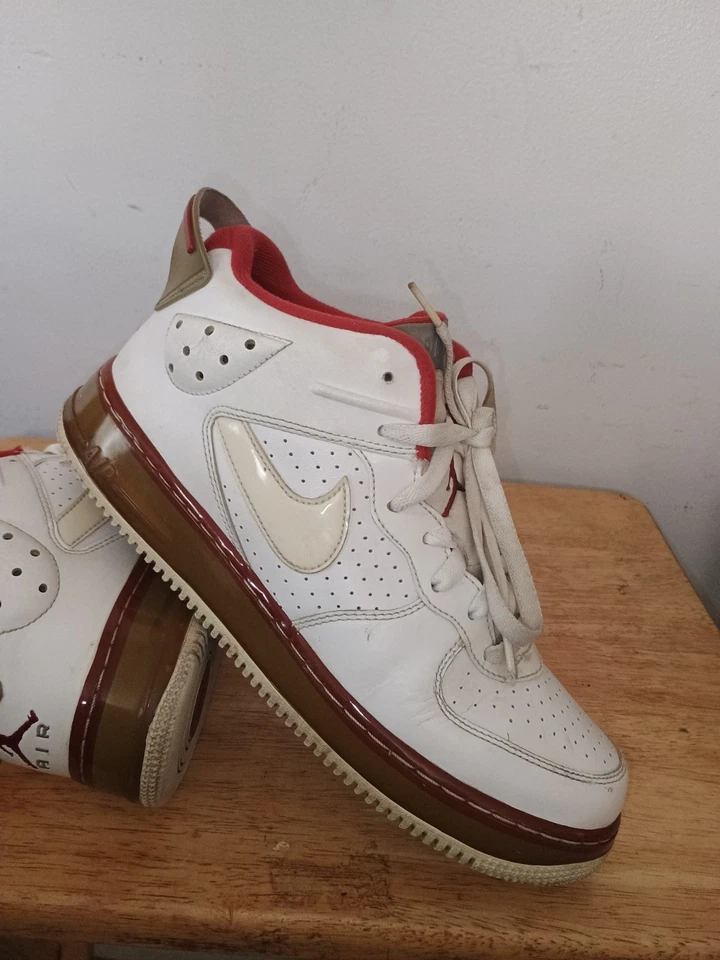Nike AJF 2008 Air Jordan/Air Force 1 Fusion 6 5/8th Zapatillas 343095-161 talla 8,5 Foto 2 de 4