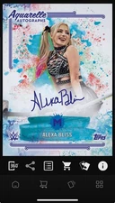 Topps WWE Slam Motif Alexa Bliss Super Rare 