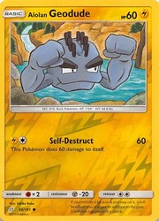 Alolan Geodude 34/181 Team Up Reverse Holo