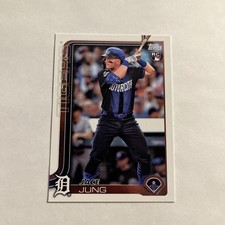 2025 Topps #80 Jace Jung RC Rookie Card Detroit Tigers 🐅⚾️