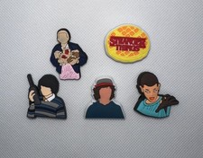 Stranger Things Inspired Shoe Charms - Set 4 -5 pieces - TV Series Theme - NWOT