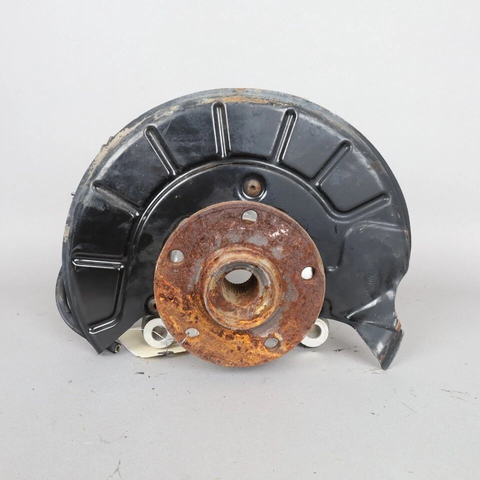 Volkswagen Passat 2006-2010 eje delantero izquierdo buje nudillo 3C0407253F fabricante de equipos originales usado Foto 3 de 4