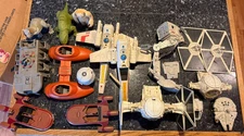 Vintage Star Wars Vehicles Large Lot 1978 - AT-AT -  Tie Fighters  & More