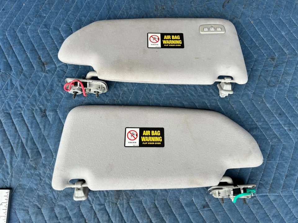 Par de parasol derecho e izquierdo tostado Volvo S60R V70R 2005-2007 OEM #2888EM Foto 2 de 4