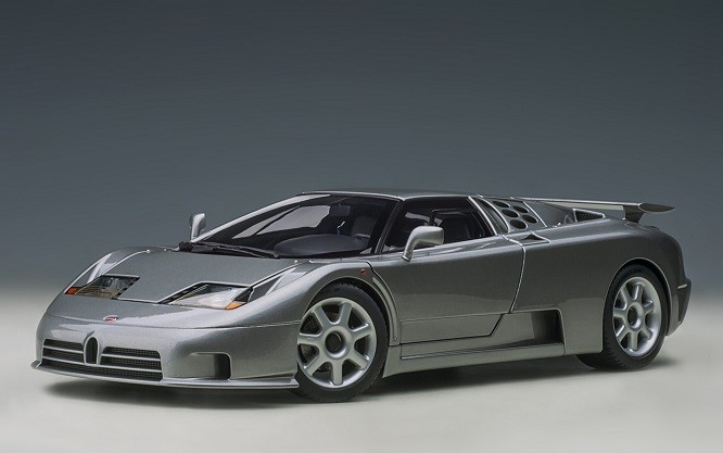 Autoart 70916 - 1/18 Bugatti EB110 SS (Grigio Metallizzato) - New