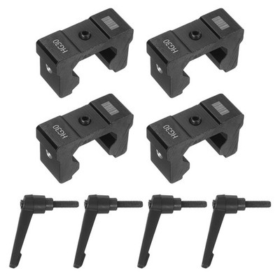 4 Pcs HG30 Linear Guide Rail Fixed Slider with Handle