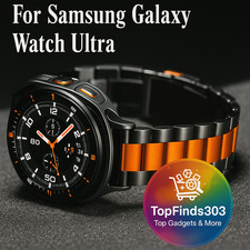 Luxury Stainless Steel Metal Strap for Samsung Galaxy Watch Ultra 47mm Men  sBand