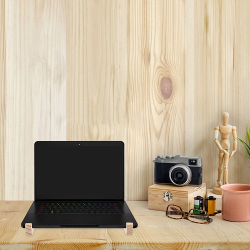 Computerständer Laptop Tischhalterung Erhöhung Aus Holz Laptop-Winkelständer - Afbeelding 10 van 12