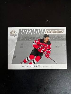 Jack Hughes   2024-25 SP Authentic #MP-14 Maximum Performance TEAM USA OLYMPIA