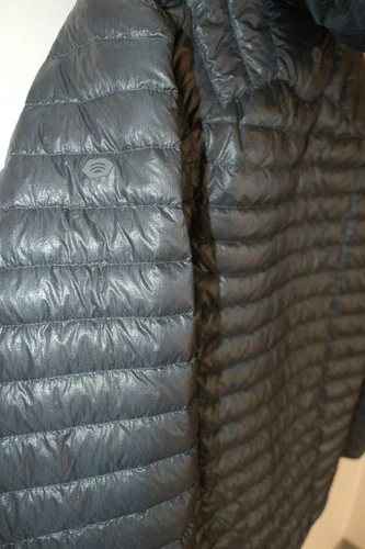 Mountain Hardwear Ghost Whisperer Hooded Down Jacket Men's Medium Gray  image 3