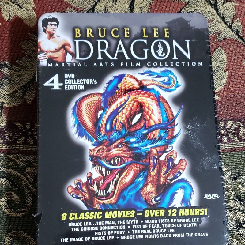 Vintage Home Entertainment Bruce Lee Dragon Martial Arts Film Collection DVD