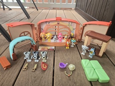 Bluey School Playset w/ Figures And Accessories, The Terriers, Chloe, Rusty, Etc