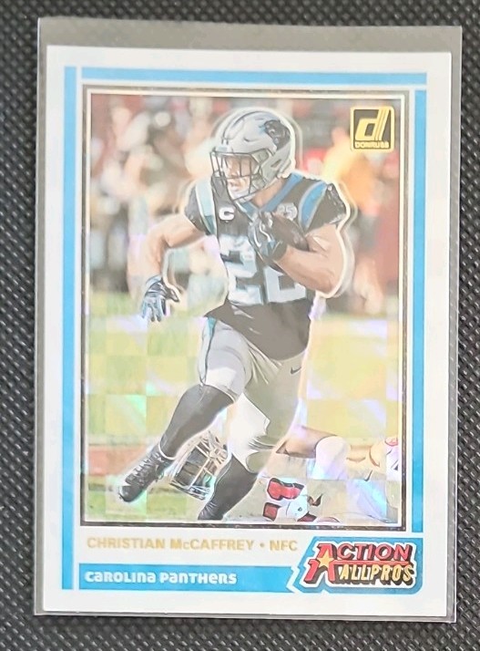 2020 Panini Donruss - Action All-Pros Christian McCaffrey #AAP-CM