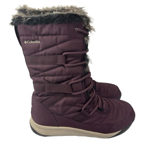 Columbia Womens Size 8.5 Minx IV Omni Heat Waterproof Winter Boot Purple - Picture 4 of 9