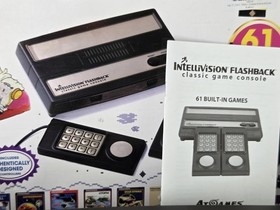 Intellivision Flashback Classic Console with Box Controllers Instructions Retro