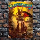 Molly Hatchet Vintage Rock Band Logo Tin Metal Signs Home Décor 8x12