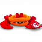 Ty Beanie Babies Grumbles Crab Beanbag Plush Orange BBOM w/ Tags Vintage 2006 6"