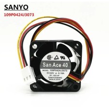 SANYO 109P0424J3073 4028 4CM 24V 0.18A 3-pin inverter cooling fan