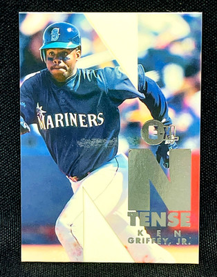 1996 Emotion E-XL Baseball - KEN GRIFFEY JR. #4 - N TENSE Insert - MARINERS