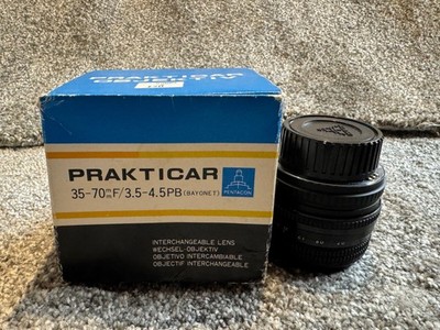 VINTAGE PRAKTICA PENTACON 35-70MM F3.5-4.5 PB BAYONET MC ZOOM OBJEKTIV