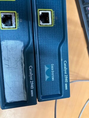 LOT of 2 Cisco WS-C2940-8TT-S CATALYST 2940 8PT 10/100 1PT 10/100/1000