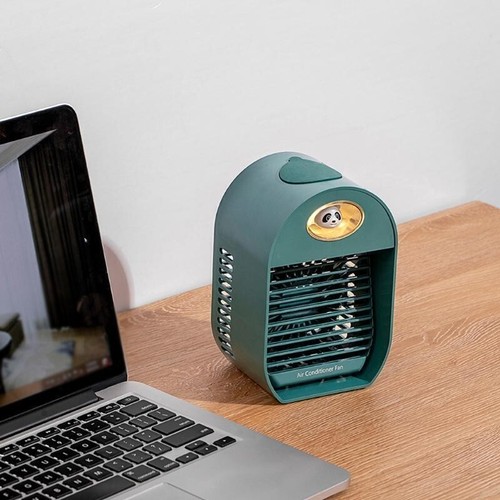 Ventilatore portatile del Panda di colore bianco (ricarica tramite USB). - Foto 8 di 12