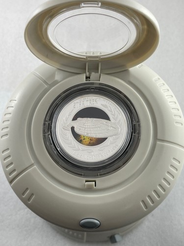 2015 Star Trek Cap. Kathryn Janeway USS Voyager 1oz Silver Proof Two-Coin Set - Imagen 3 de 13