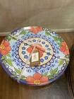 Rachel Ashwell The Farmhouse Melamine Dinner Plates 11” Multicolor Floral  Set/4