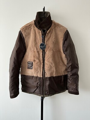 Jacob Cohen Military Camo wool blend fur lined coat jacket Jacob Cohen Military Camo wool blend fur lined coat jacket
