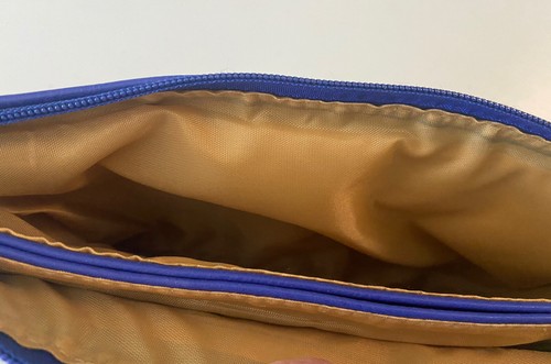 Madi Claire Echtleder Handtasche/Geldbörse Stil 7005 blau geblümt neu ohne Karton - Bild 5 von 6